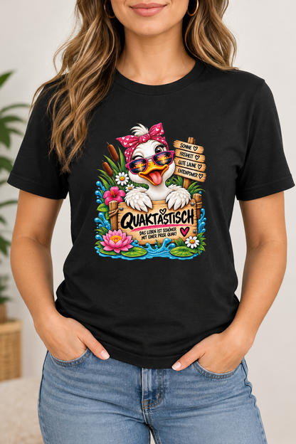Quaktastisch Ente T-Shirt – Lustiges Enten-Motiv | Quinni