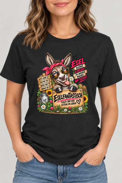 Eselfantastisch T-Shirt – Lustiges Esel-Motiv | Quinni